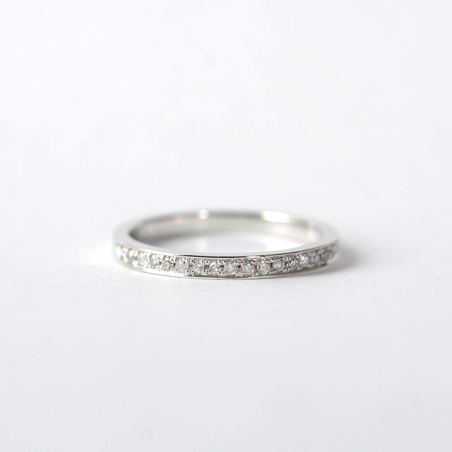 Gray diamond Eternity Ring