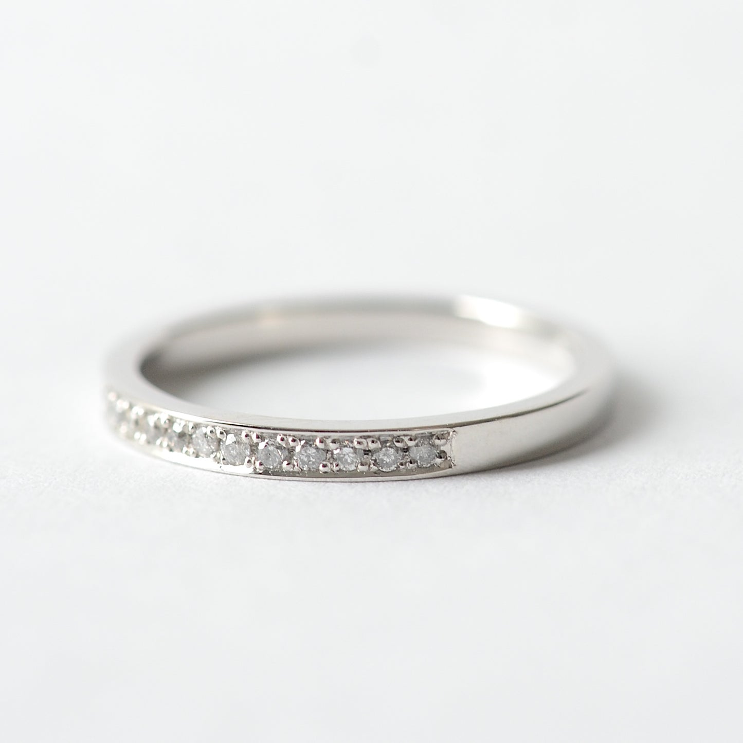 Gray diamond Eternity Ring