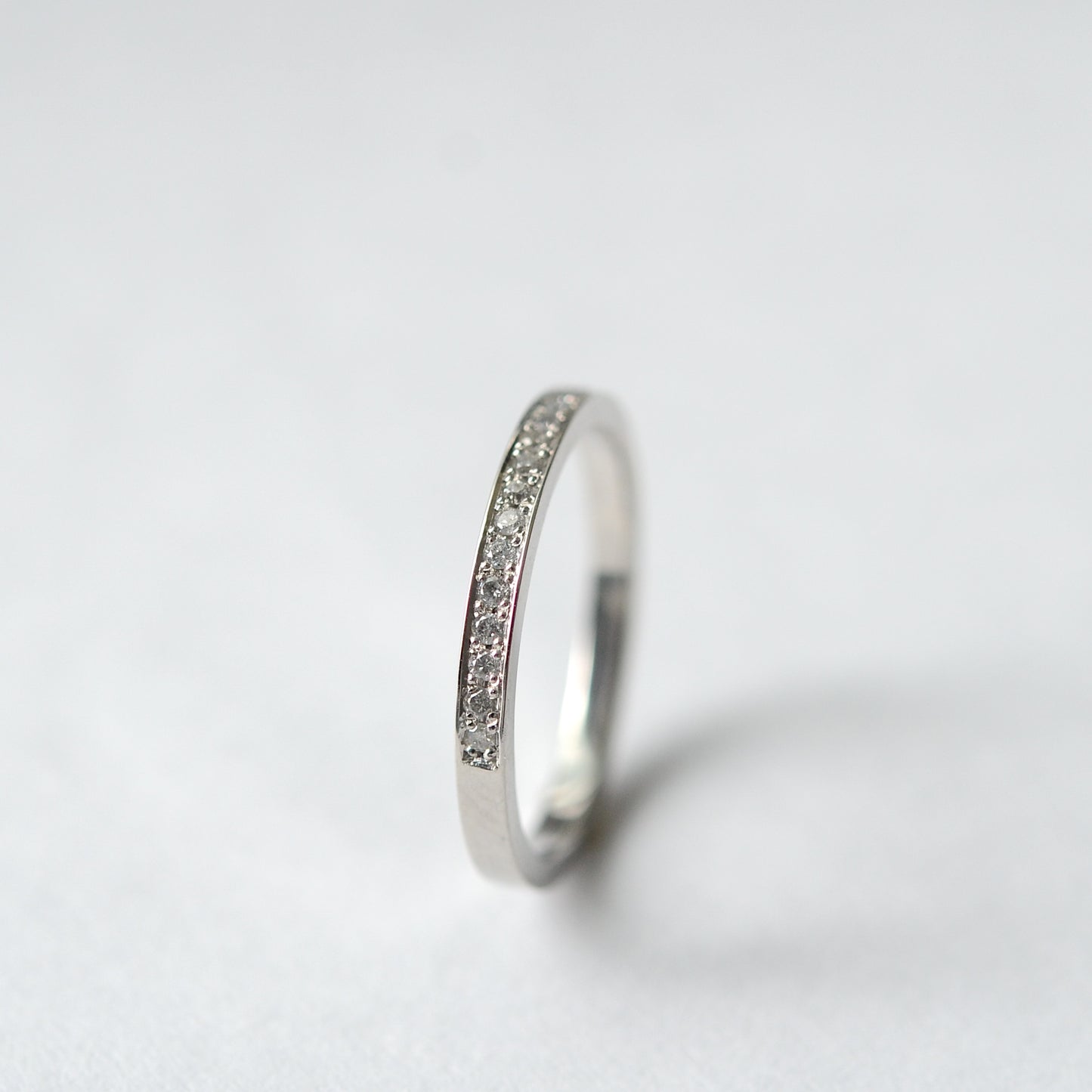 Gray diamond Eternity Ring